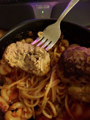 Meatballs With Fork